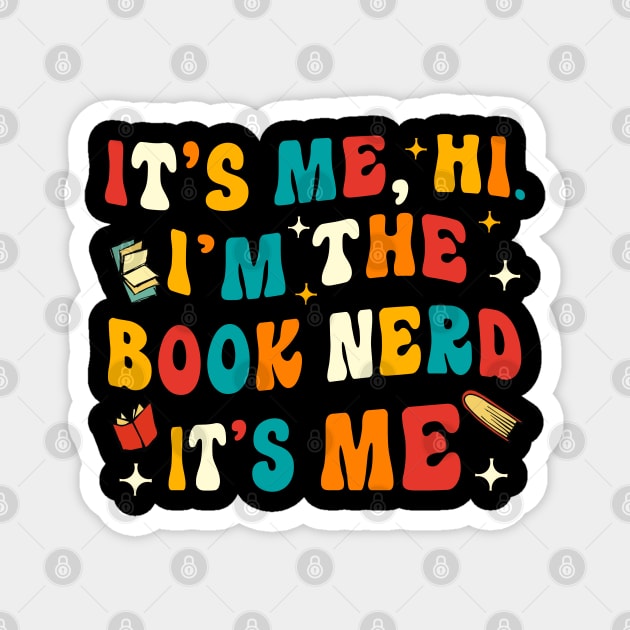 Book Lover Gifts Funny Librarian Bookworm Book Nerd Magnet by KsuAnn