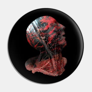 Horror in Red Forest Pin