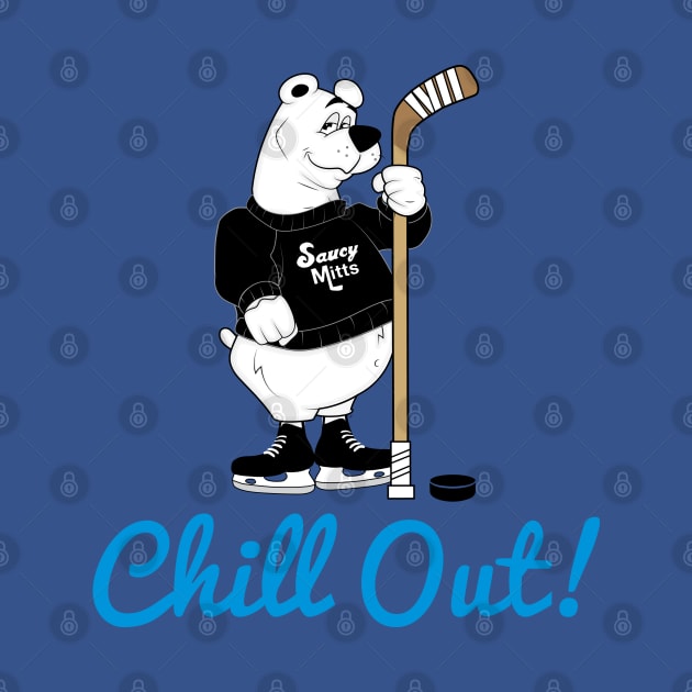 Chill Out! Hockey Polar Bear by SaucyMittsHockey