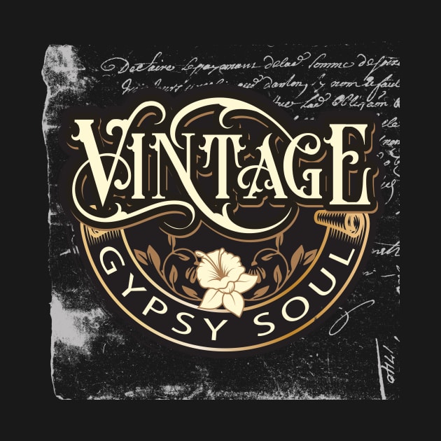 Vintage Gypsy Soul by TAS Illustrations and More