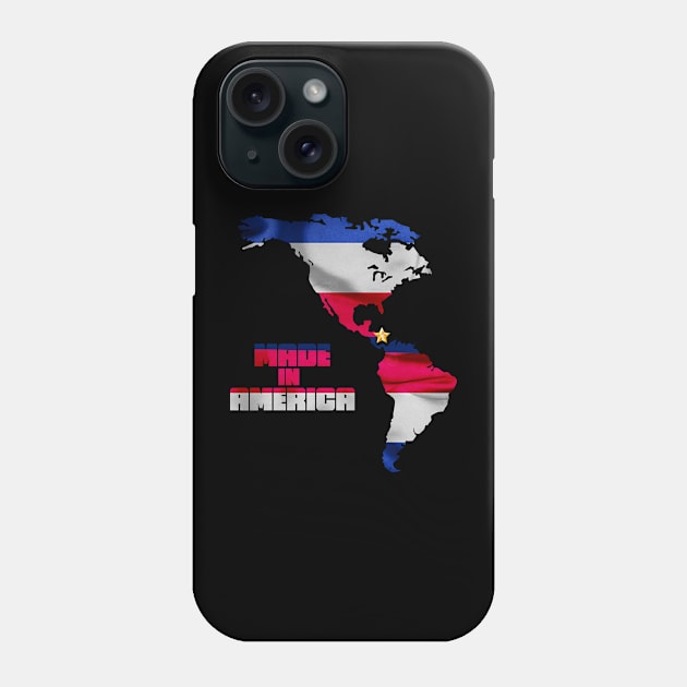 Made in America - Costa Rica Phone Case by Teeznutz