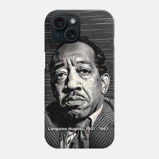 Black History Month: Langston Hughes, Hold fast to dreams. For if dreams die, life is a broken-winged bird that cannot fly Phone Case