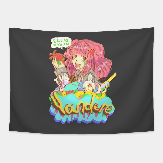 Yandere Love Tapestry by Soranova