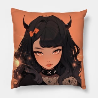 Cute Anime Demon girl Pillow