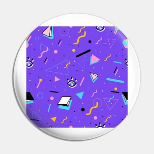 80s Retro Background Pin