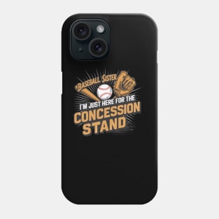 Baseball Sister Funny Baseball Player Phone Case