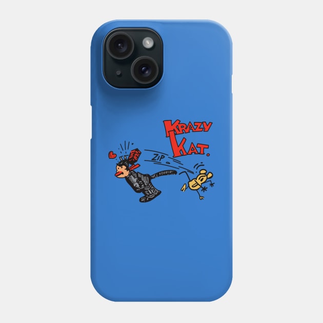 Krazy Kat Classic Comic Phone Case by GoneawayGames