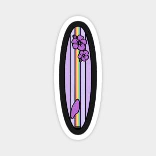 Gay Pride Flag Surfboard - Purple Magnet