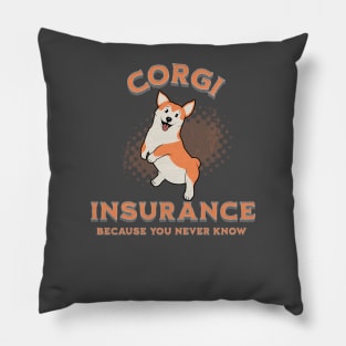 Corgi Insurance Pillow
