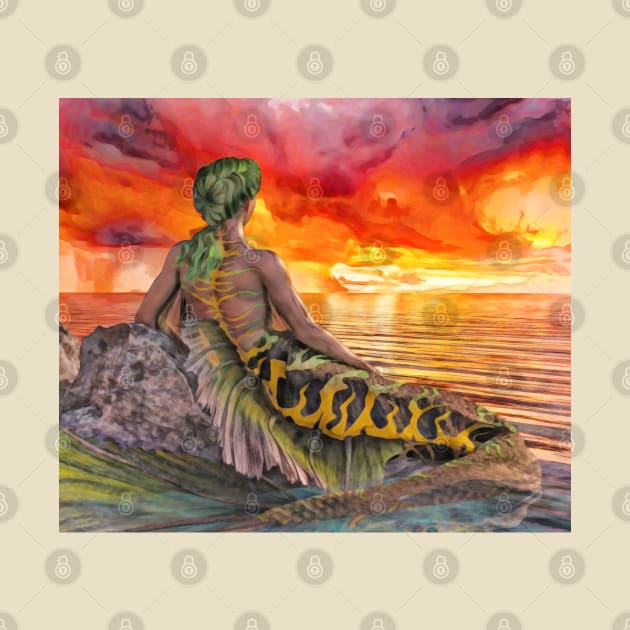 Mermaid Sunset by 2HivelysArt