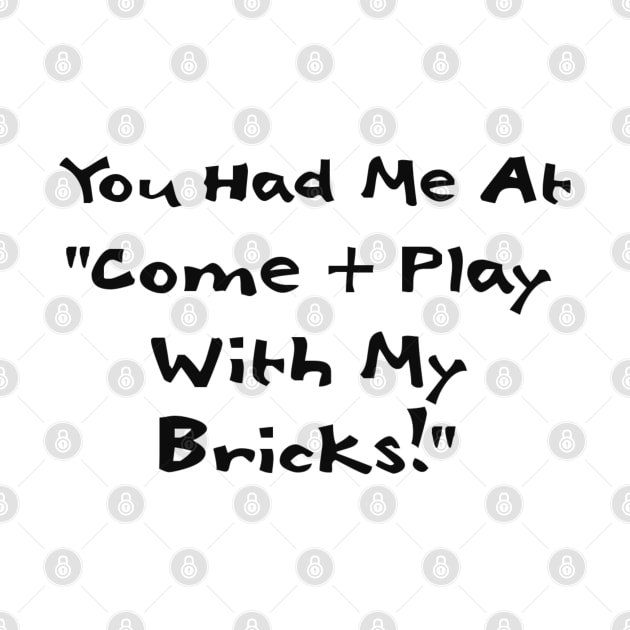 You Had me at Come and Play with My Bricks by ChilleeW