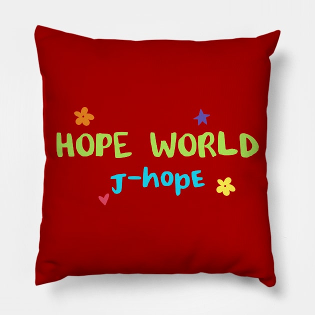 Hope World j-hope Pillow by sillychoco