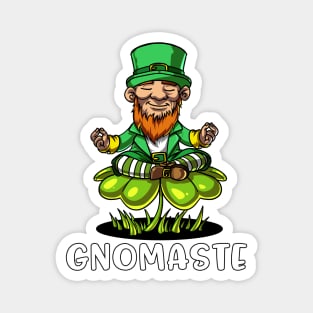 Leprechaun St Patricks Yoga Magnet