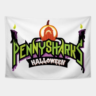 SpookySharks Logo No Outline (For Light Shirts) Tapestry