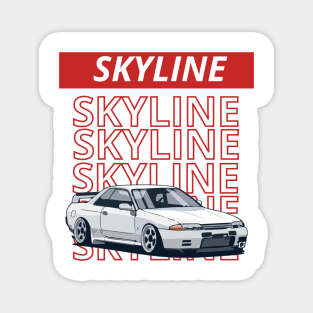 nissan skyline r32 Magnet