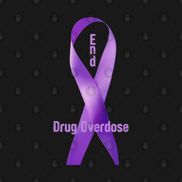 Drug Overdose Awareness Ribbon by HobbyAndArt