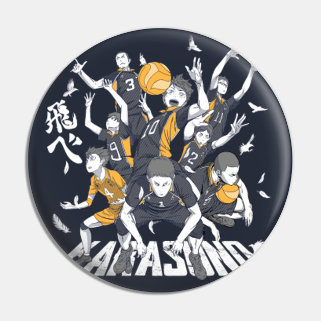 Haikyuu Karasuno Pins Figurines & Knick Knacks Collectibles