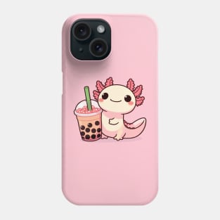 axolotl boba holic Phone Case