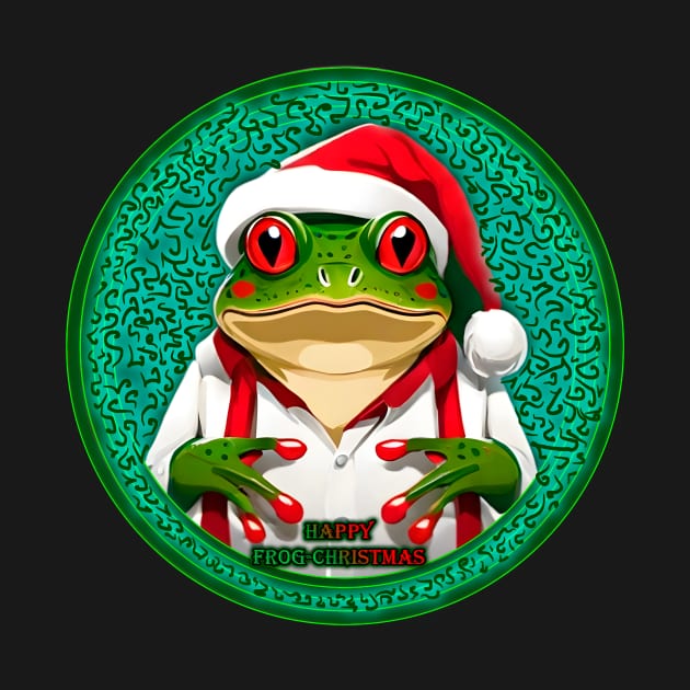 Happy Frog-Christmas by denpoolswag