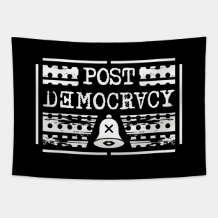 Post Democracy (White) Tapestry