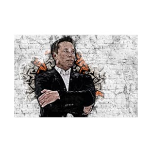 Elon Musk Graffiti T-Shirt