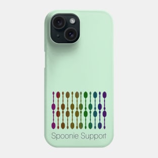 Spoonie Support! (Dark Rainbow Ombre) Phone Case