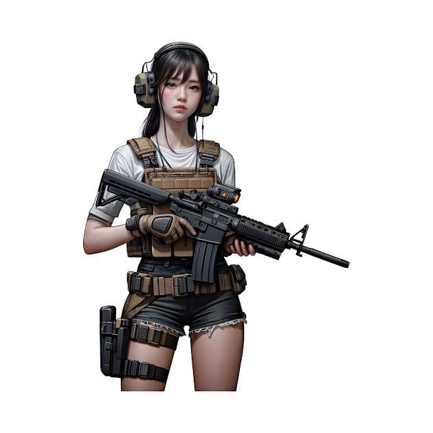 Tactical Girl by Rawlifegraphic