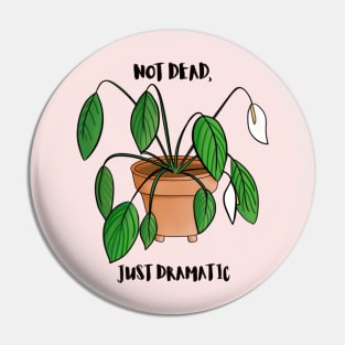 Dramatic Peace Lily Pin