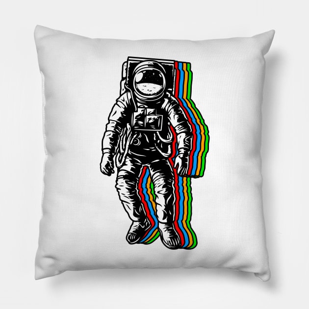 Astronaut Dimension Pillow by The 4th Republic