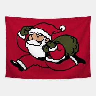 Santa Claus Shirt Monopoly Mascot Tapestry