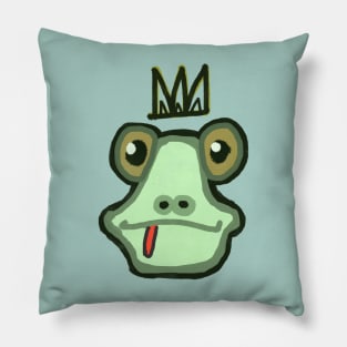 Crown Frog Pillow