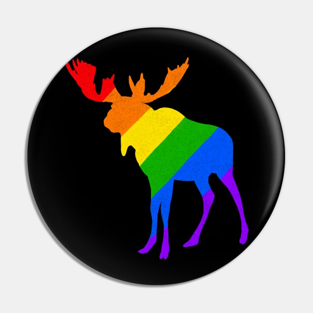 Pride Moose Pin by DashingGecko