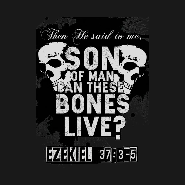 CAN THESE BONES LIVES CHRISTIAN TSHIRT by REDEEM the RUINS