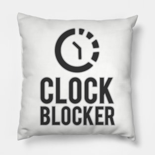 Clockblocker Pillow