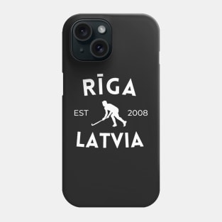 Hokejs LATVIJA latvia RĪGA - Ice Hockey Phone Case