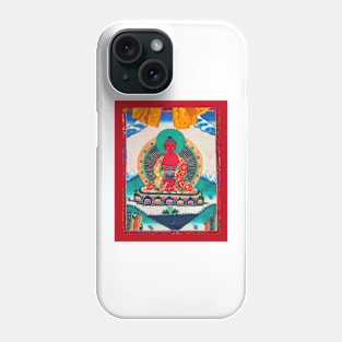 Amitabha Buddha Tibetan Buddhist Thangka Reproduction Phone Case