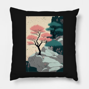 Japanese inspired art 2 Pillow