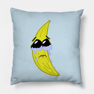 Lonely Crying Banana You Hurt My Peelings Pillow