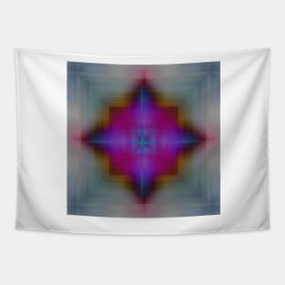 light waves concentration mandala Tapestry