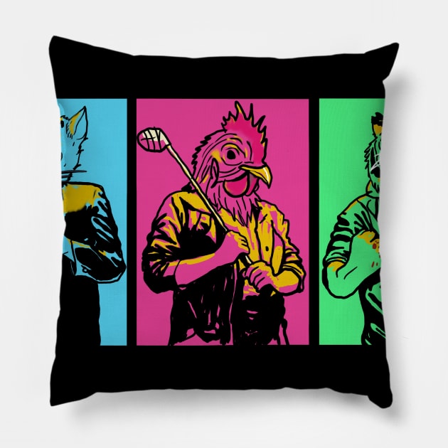 Hotline miami Pillow by Damsos_store