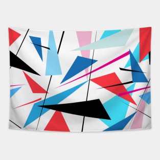 Funky Geometric Pattern Tapestry