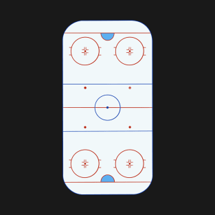 Hockey rink diagram T-Shirt