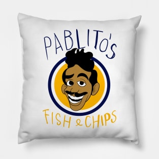 Pablito's Fish and Chips v2 Pillow