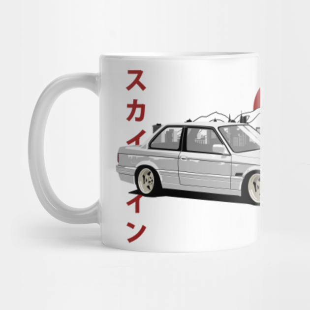Japanese Style M3 E30 Bmw E30 Mug Teepublic Bmw japanの歩み bmw japanの現在 bmw japanの未来. teepublic