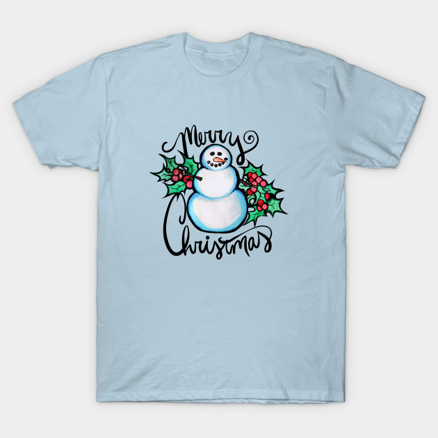 Discover Merry Christmas Snowman - Merry Christmas Snowman - T-Shirt