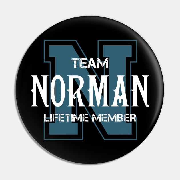 Team NORMAN Lifetime Member Pin by HarrisonAlbertinenw