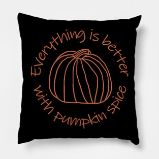 Better with Pumpkin Spice Pillow