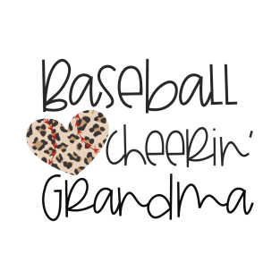 Baseball Cheerin' Grandma T-Shirt