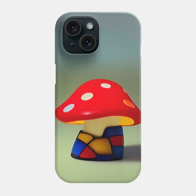 Mushroom Figurine Phone Case by Brian Free Artwork