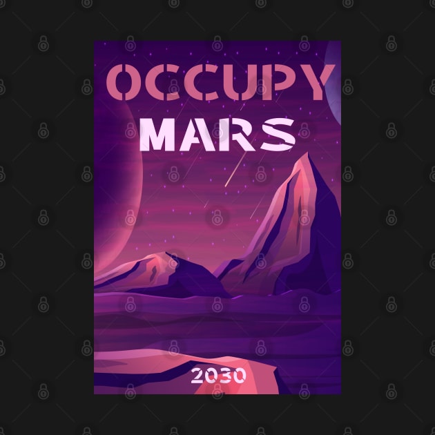 OCCUPY MARS PLANET by kevenwal